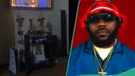 “See your house”: Video of rapper Odumodu Blvck’s living room and TV stand causes stir