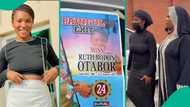 Video from Phyna's late sister's burial in Ogun emerges online, Nigerians pen emotional tributes