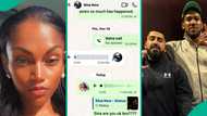 Tears as lady displays chat with Anthony Joshua's late friend Sina 12 days before accident