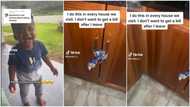 "Teach him": Mum uses cloth to lock cupboards to prevent her child from breaking things