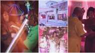 "Her dressing is disgraceful": Hilda Baci wears see-through dress as celebs storm her colourful birthday bash