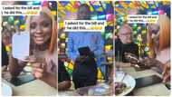 "You mean I can't pay?": Lady asks waiter for bill at restaurant, he brings it to her husband