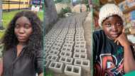 Nigerian lady with 3 landed properties flaunts her latest building, advises women to avoid poor men