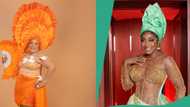 All eyes on me: photos of 7 female celebs on creatively tied daunting 'gele'