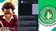 UTME 2025 score of girl who was among top 3 in class goes viral online, people react to photo