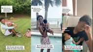 Young boy treats baby sister like his daughter, mother share their adorable moment on TikTok