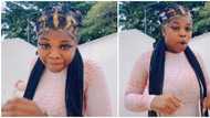 No wonder he didn’t appreciate it: Reactions as lady shows off new hairstyle her boyfriend disliked