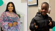 Wumi Toriola dresses son like 100-year-old man to mark his 100th days in school, clip trends