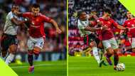 Lisandro Martinez mocks Adama Traore after winning battle in Manchester United victory