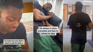 Tears as boy who relocated to America for greener pastures gets kicked out of class, unable to pay tuition
