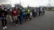 BREAKING: Policemen, soldiers storm Lekki toll plaza (video)