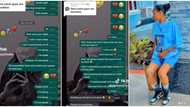 "Why are you begging him for love?" Nigerians react to leaked chats of fine lady and man who ghosted her