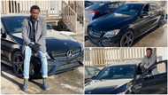 Young Nigerian living in Canada buys Benz, says it is a little gift for himself, stirs reactions
