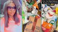 "Stay alive for me please": Man splashes over N200k on food for girlfriend, video sparks reactions on TikTok