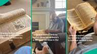 Grandpa displays 300-year-old Bible he kept secret from family for years, it has apocryphal books