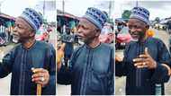 Video of an Hausa man speaking fluent Igbo stirs mixed reactions, people gather to watch him in the market