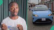 Man who complained about high cost of fuel in Nigerian gets Neta electric car from his friend