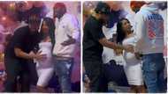"They all scored goals": Lady who doesn't know who got her pregnant invites 2 men to baby shower