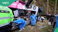 Breaking: 18 people killed as bus crashes, splits in half, video emerges