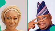 Remi Tinubu stops Governor Adeleke from singing during Ooni's coronation anniversary, clip trends