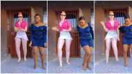 "I want an albino child": Pretty slim albino lady in miniskirt shows off dance moves barefooted in sweet video