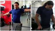 Jubilation as disabled man is able to walk again after a technological implant in his spine by doctors