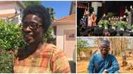 Nigerian man celebrates his mum who hawked boiled corn every day to fund his education; he finished from US
