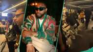 "Sarah": Davido shouts and runs away in viral video after magician guessed correctly his 1st kiss, clip trends