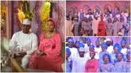 Check out first photos from the colourful wedding of former Speaker Bankole and Kebbi governor’s daughter