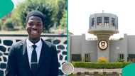 University of Ibadan law student shows off his exam scores from 100 to 300 level, mentions CGPA