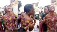 Viral video of lady crying not to receive injection causes stir online (see video)