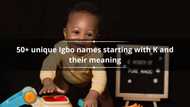 50+ unique Igbo names starting with K and their meaning