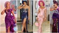 Asoebi fashion: 10 times Sharon Ooja was the perfect wedding guest in stunning outfits