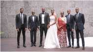 Family wedding photo shows President Paul Kagame as the shortest member of his family