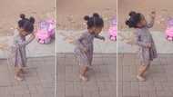 "Her dance too sweet": Talented little girl vibes to Amapiano beat in viral video, people hail her