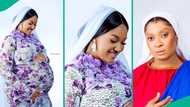 Yul Edochie's 2nd wife Judy Austin accused of copying May’s viral photo style for maternity pics
