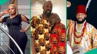 Linc Edochie's new wife drags May's fans, makes bold accusations: "What money does she have?"