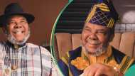 Pete Edochie 'Lion of Africa' stuns as he celebrates 77th birthday in style, fans pray for him