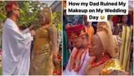 "He ruined my makeup": Uche Ogbodo bursts into tears as dad prays for her during traditional wedding