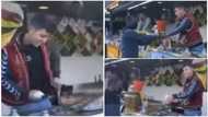 Nigerian man grabs oyinbo's hand suddenly when buying ice cream, many react to funny video