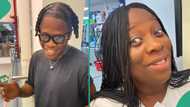 Lady overwhelmed after running into Asherkine in supermarket, video goes viral