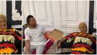 Pregnant Uche Ogbodo praises her baby daddy for fanning her, slams troll who called him broke