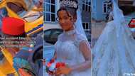 "The devil failed": Bride on her way to collect wedding gown gets involved in accident, survives