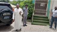 Suspended LP chairman, Abure, resumes at party’s secretariat amid tight security
