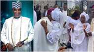 KWAM 1 takes over late Subomi Balogun's title during Ojude Oba festival, his 103-year-old mum prays for him