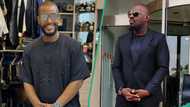 Ayo Makun, Enioluwa, 4 other celebs look dapper in black outfits, give fashion goals