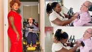 "You did this for me": Black woman who married disabled Australian man in tears as she becomes citizen