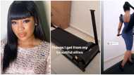 BBNaija: Erica receives treadmill gift from elites, takes it on test run
