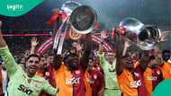 Galatasaray celebrates Victor Osimhen and his family after his last goal for the club