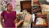 CBN deadline: Lady keeps old naira notes in box for memory, Nigerians react to photos of N1000, N500 & N200